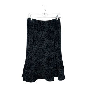 East‎ 5th Skirt Womens Size 8 Velvet Whimsigoth Fairy Grunge Goth Peplum Burnout